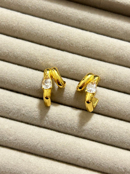Crystal Twist Earring