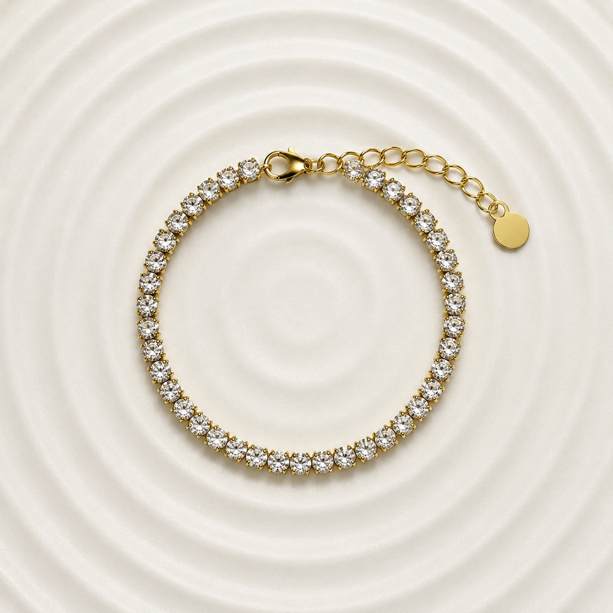 Round Tennis Bracelet