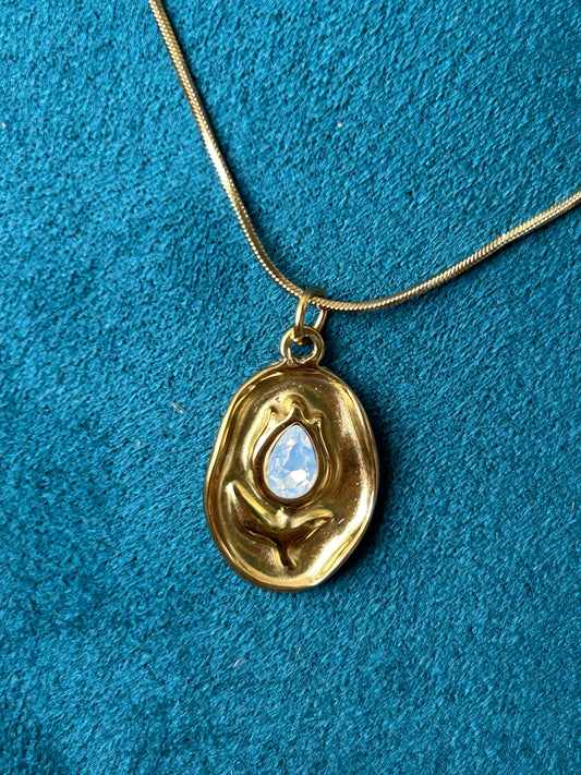 Aurora Bloom Pendant Anti Tarnish