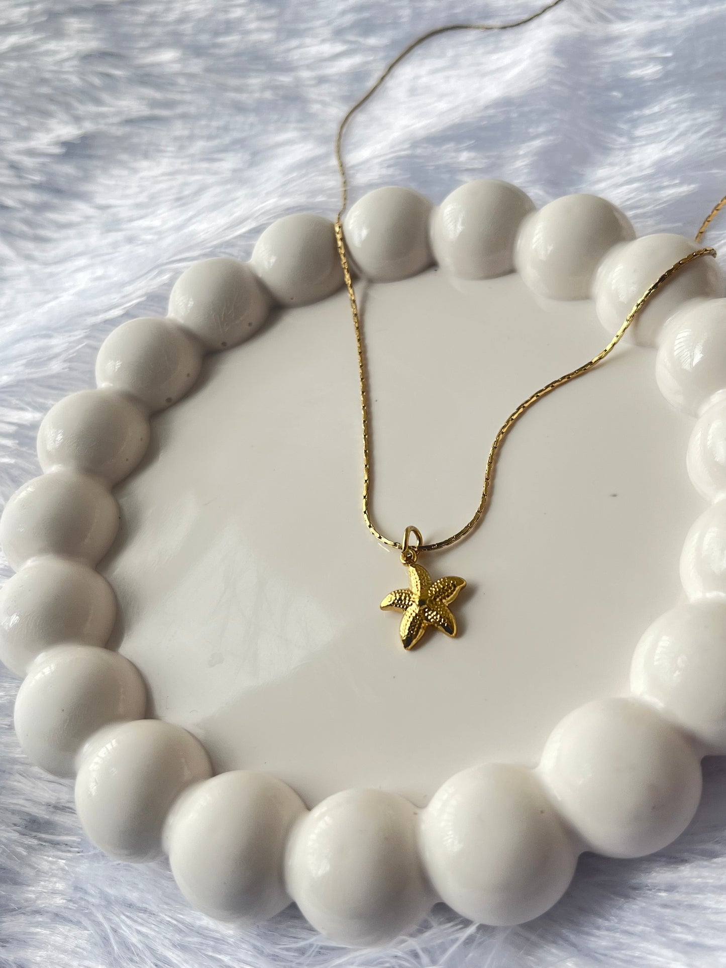 Anti Tarnish Starfish Necklace