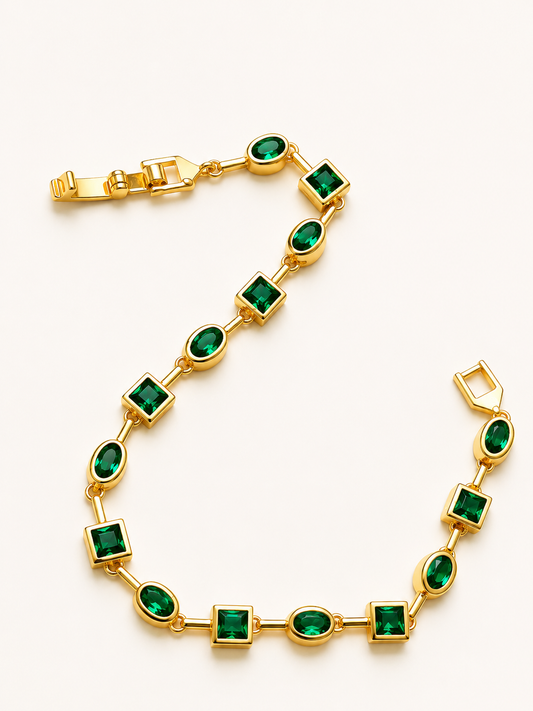 Green Link Bracelet