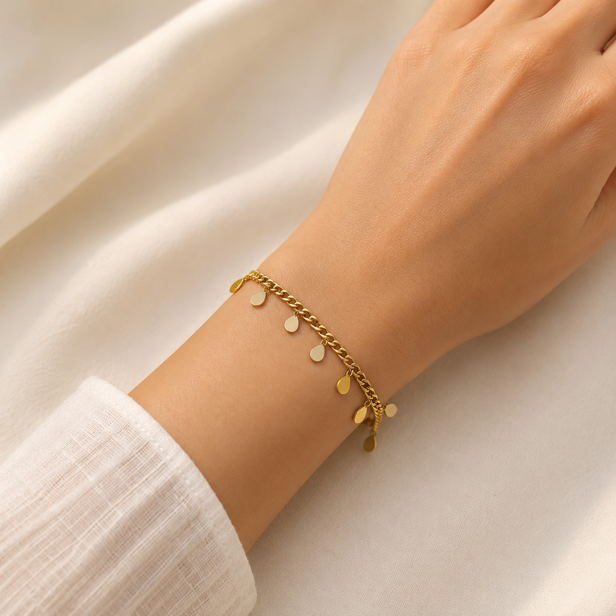 Coin Chain Bracelet