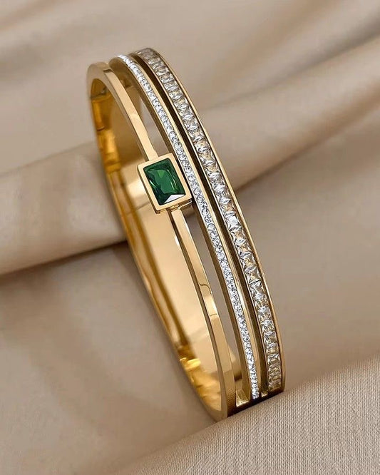 Emerald Luxe Bracelet(Thin Bracelet)
