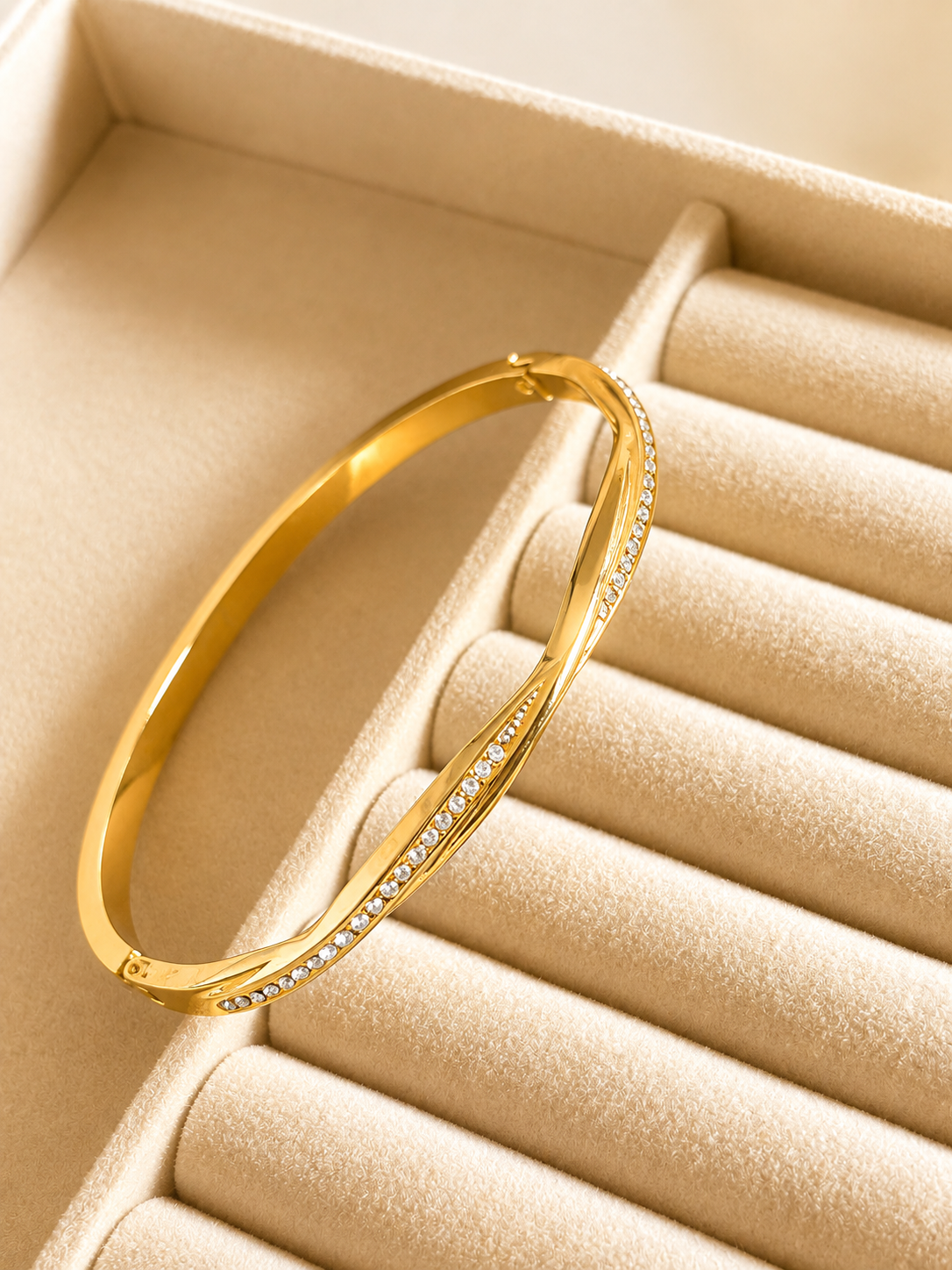 Twisted Diamond Bracelet