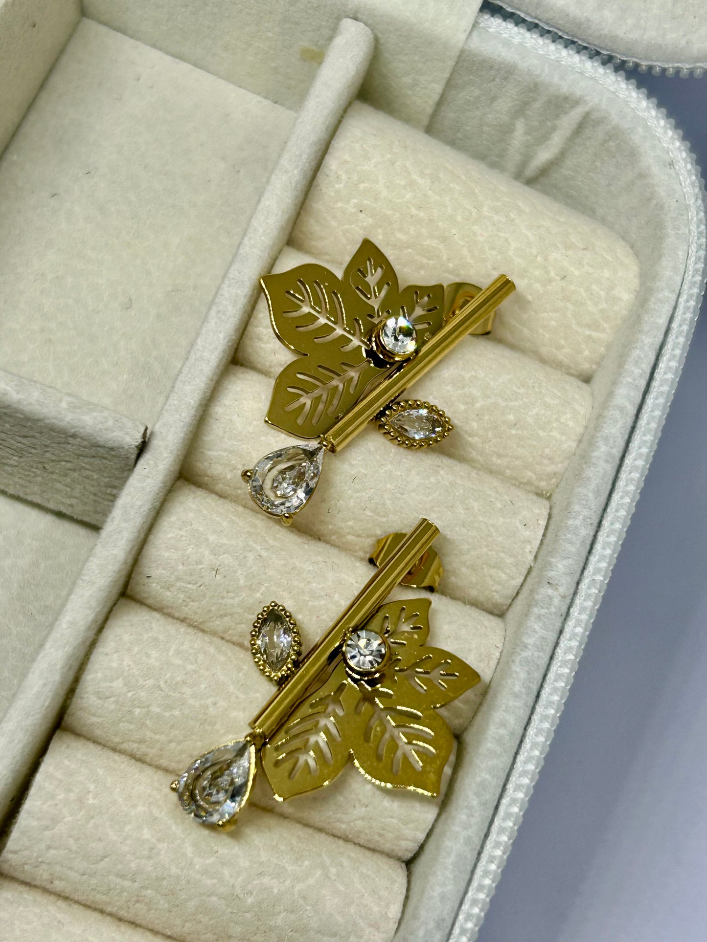 Leaf Cascade Earrings