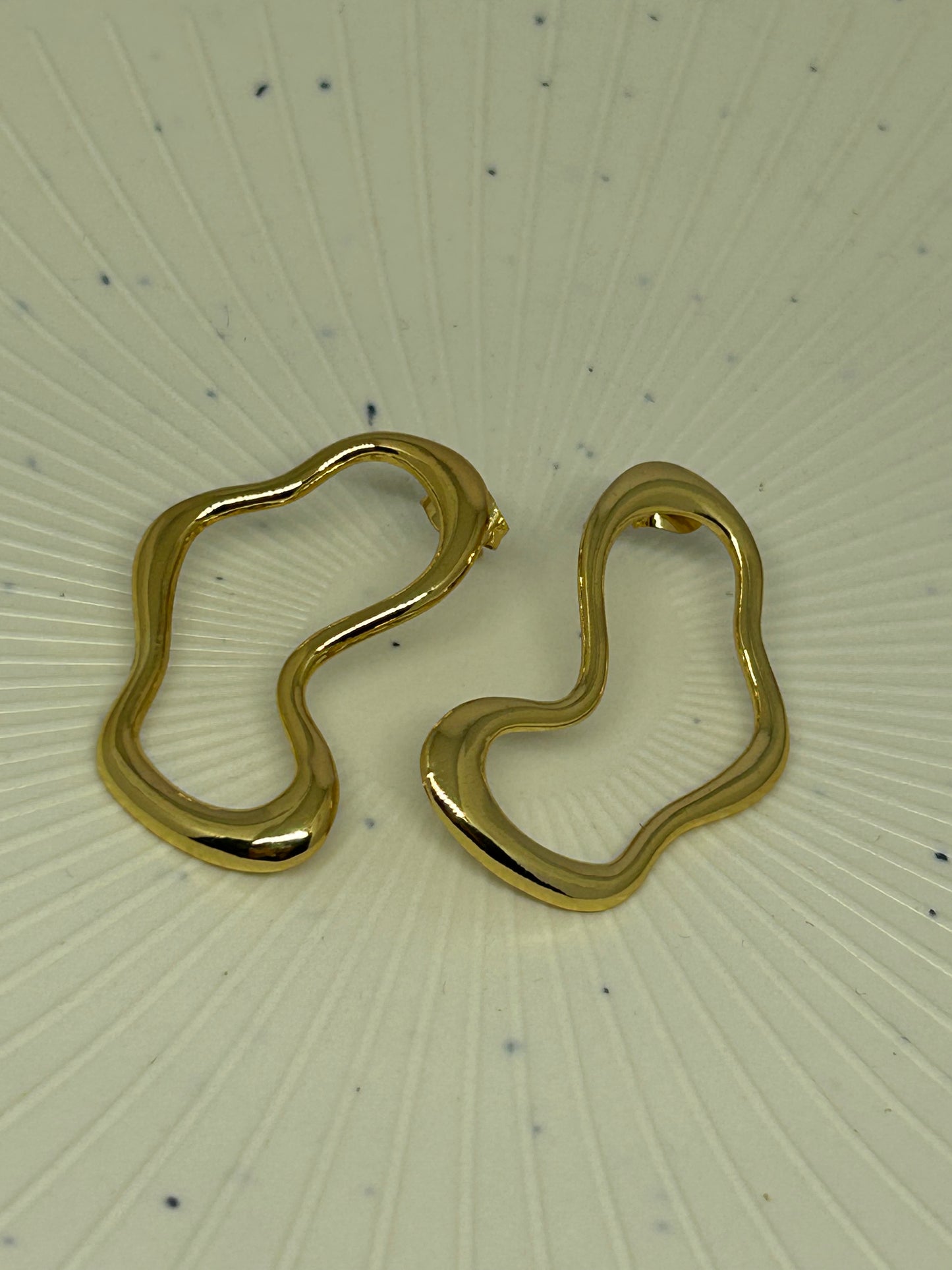 Golden Wave Earrings
