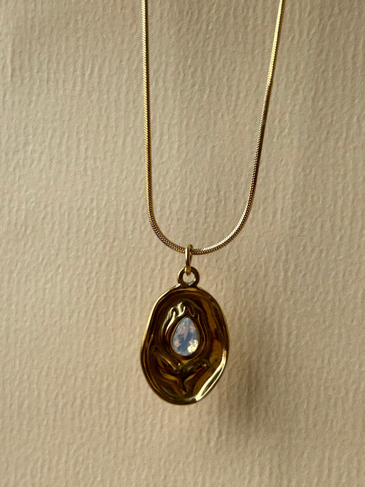 Aurora Bloom Pendant Anti Tarnish