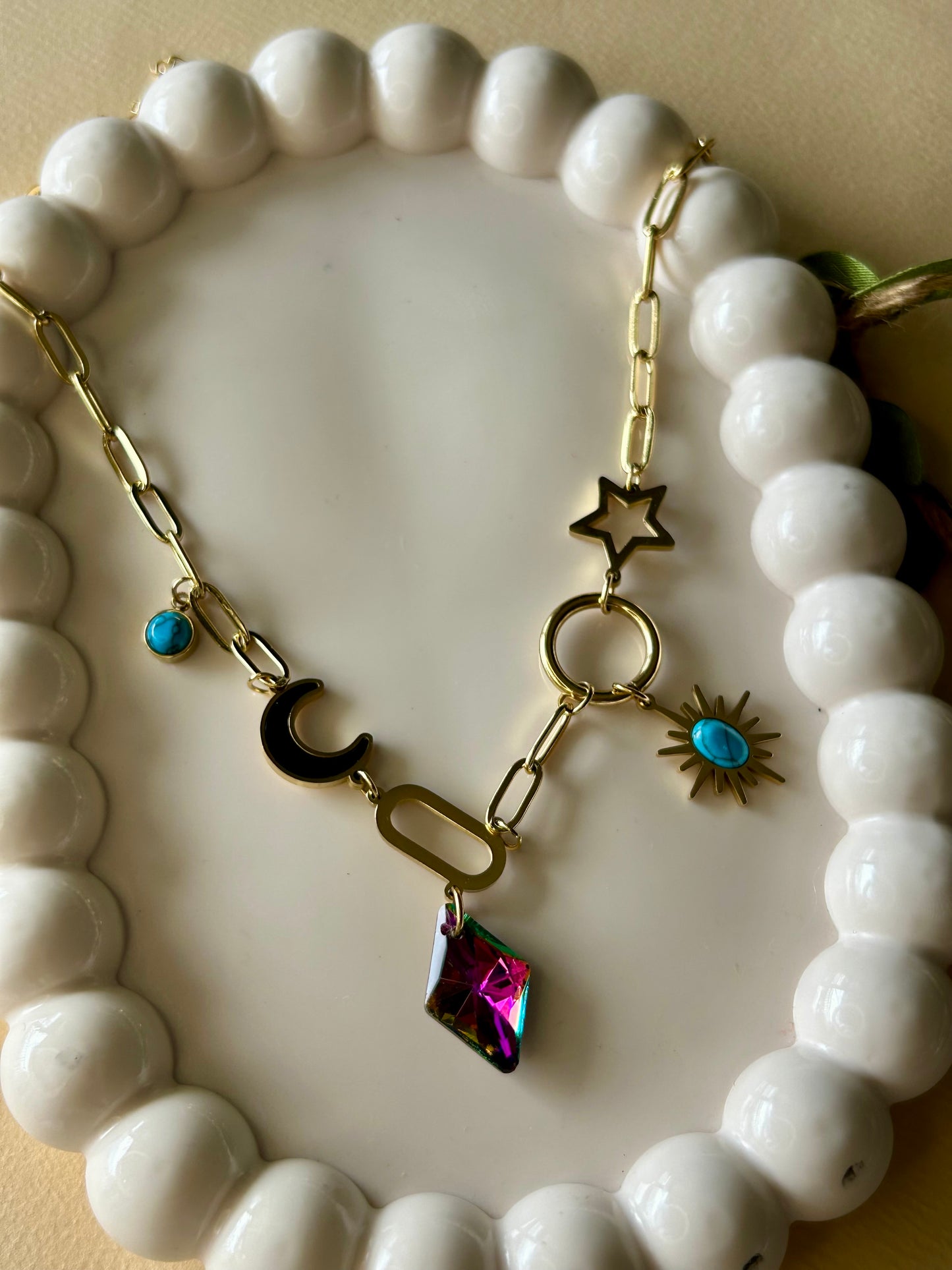 Celestial Dreams Charm Necklace