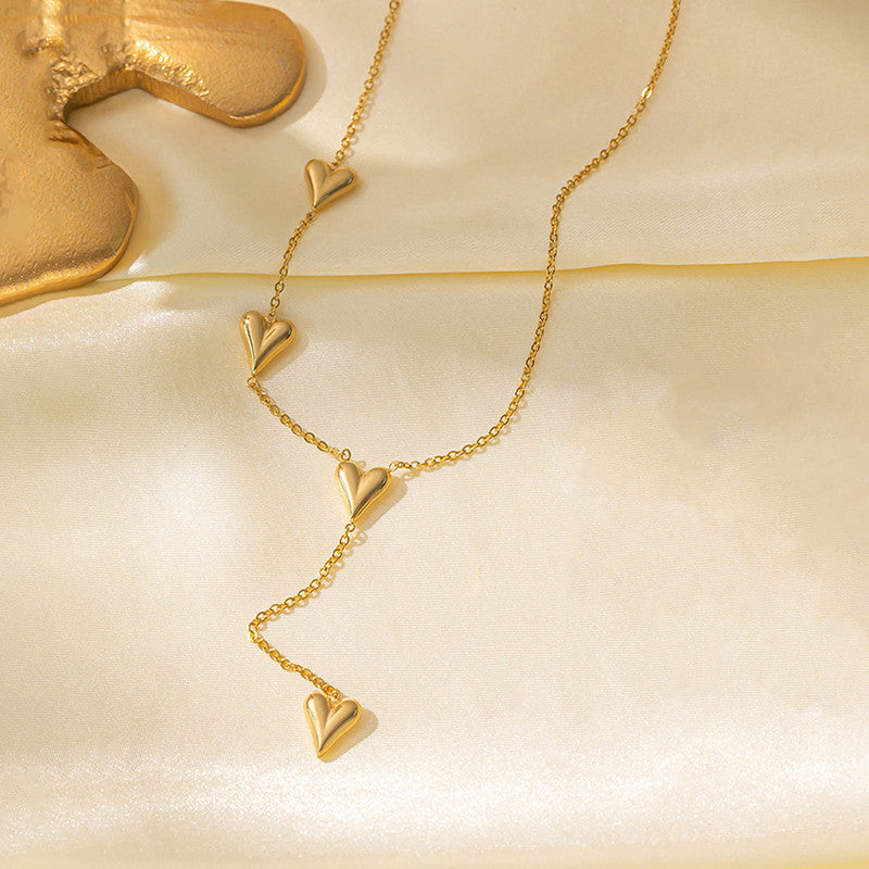 Heart Lariat Necklace