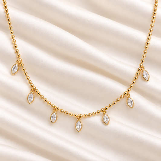 Teardrop Charm Necklace