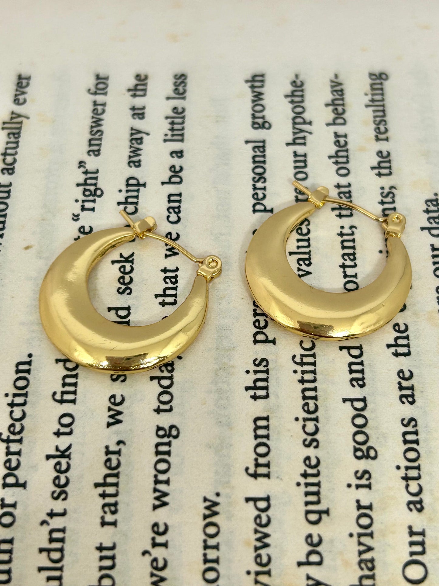 Classic Bold Hoop Earrings