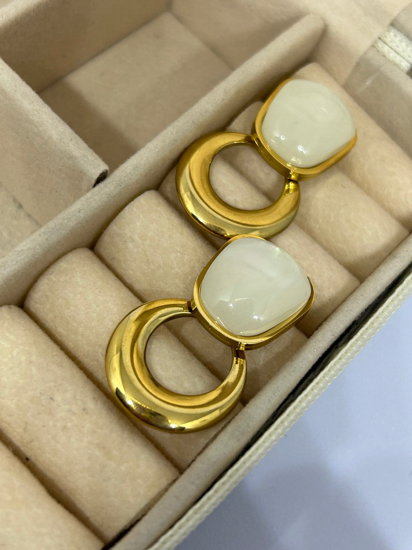 Halo Drop Earrings