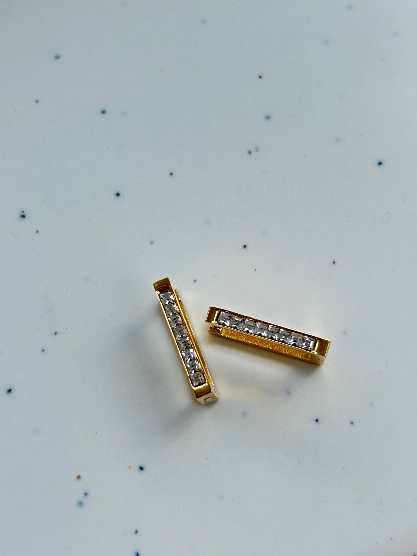 Diamond Hoop Earrings