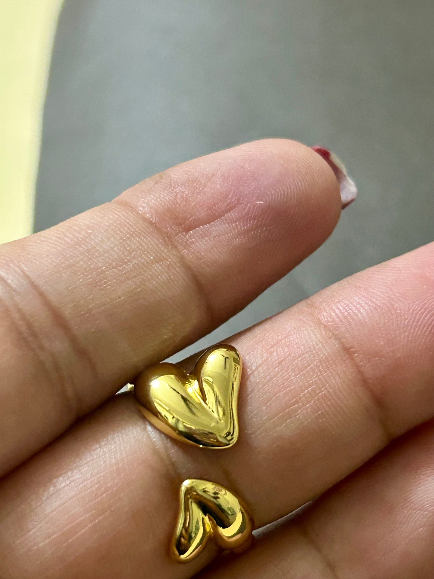 Melted Hearts Ring
