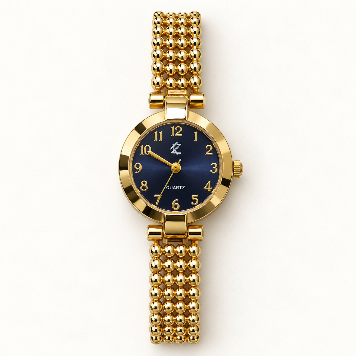 Royal Blue Beaded Watch