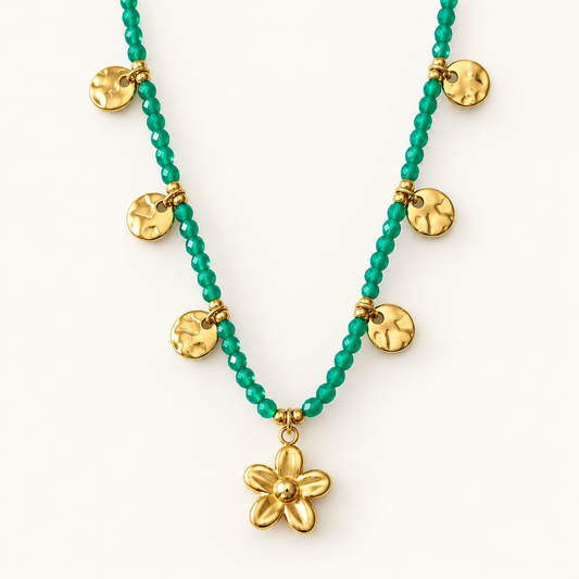 Beaded Charms Necklace
