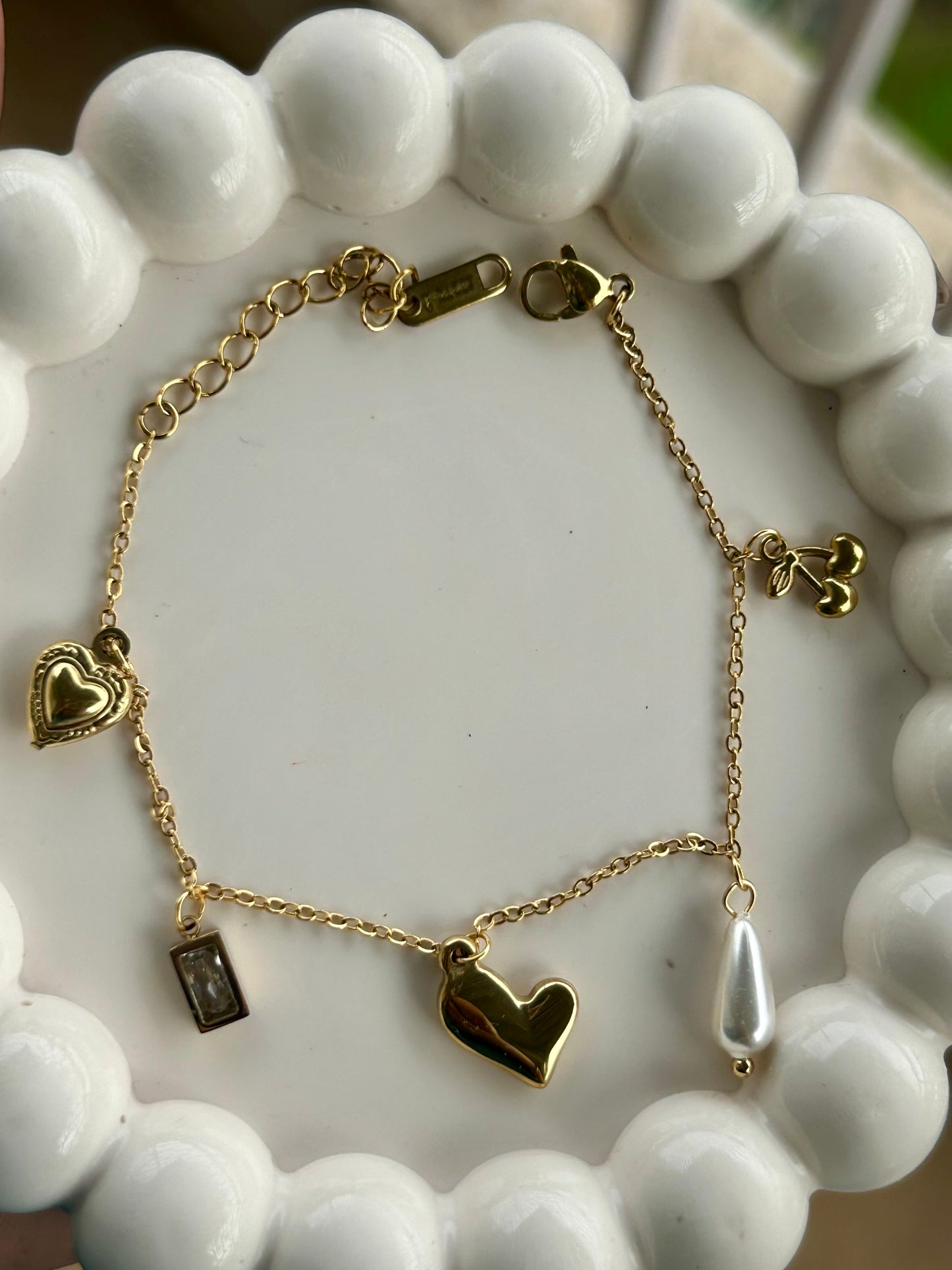 Anti Tarnish Whimsical Charms Bracelet