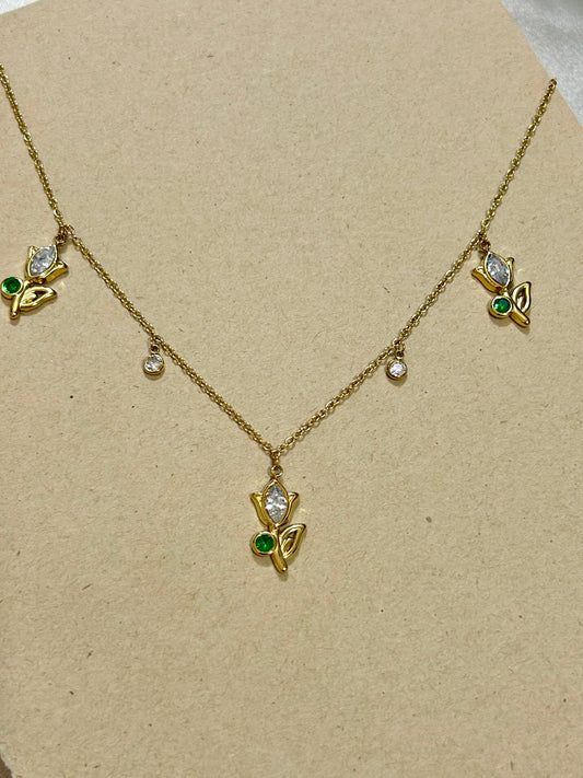 Tulip Layered Necklace