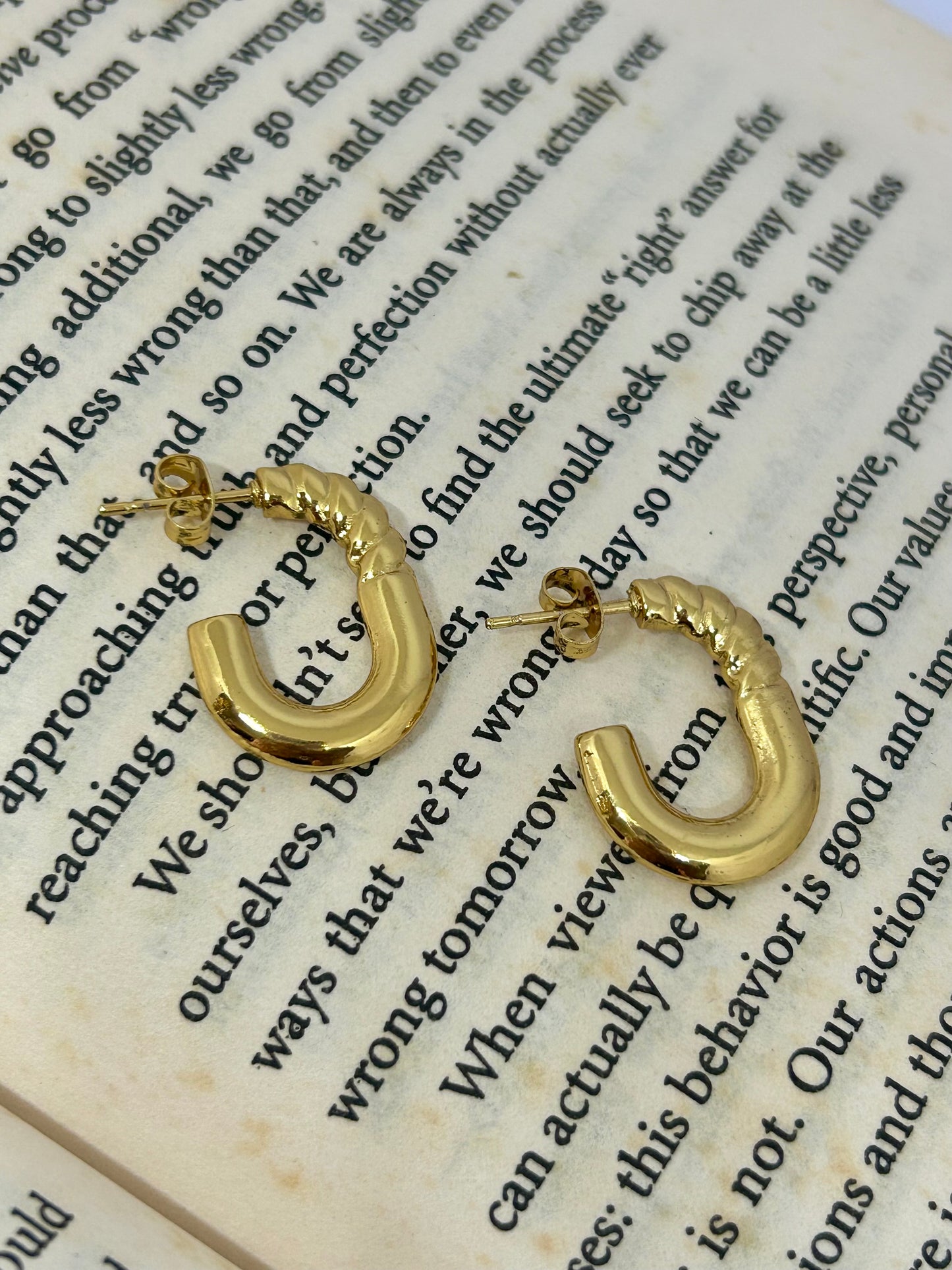 Half Twisted Hoops