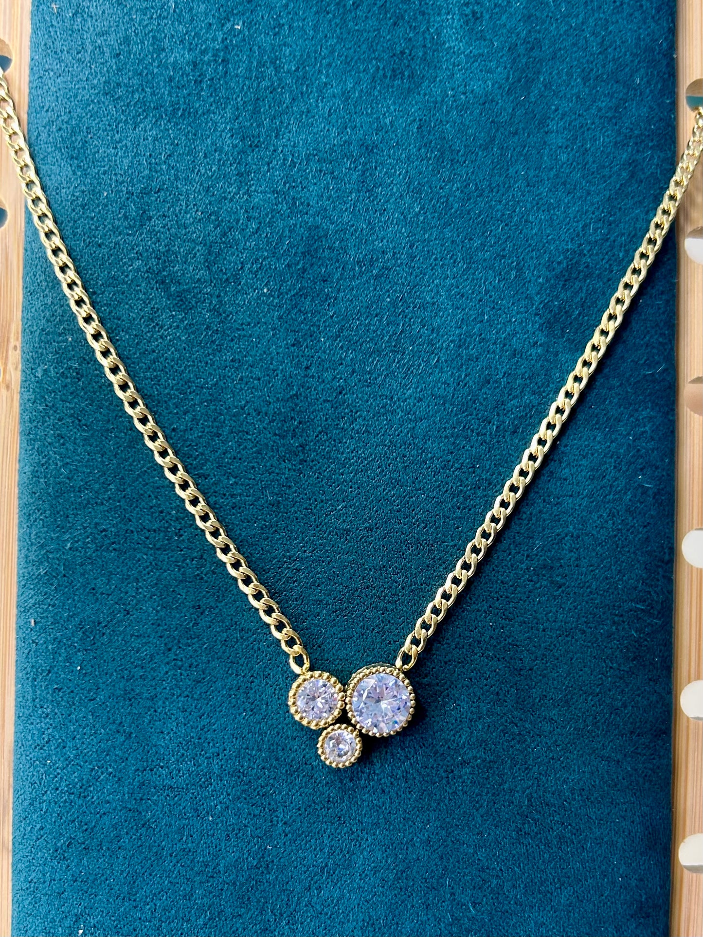 Celestial Cluster Anti Tarnish Necklace