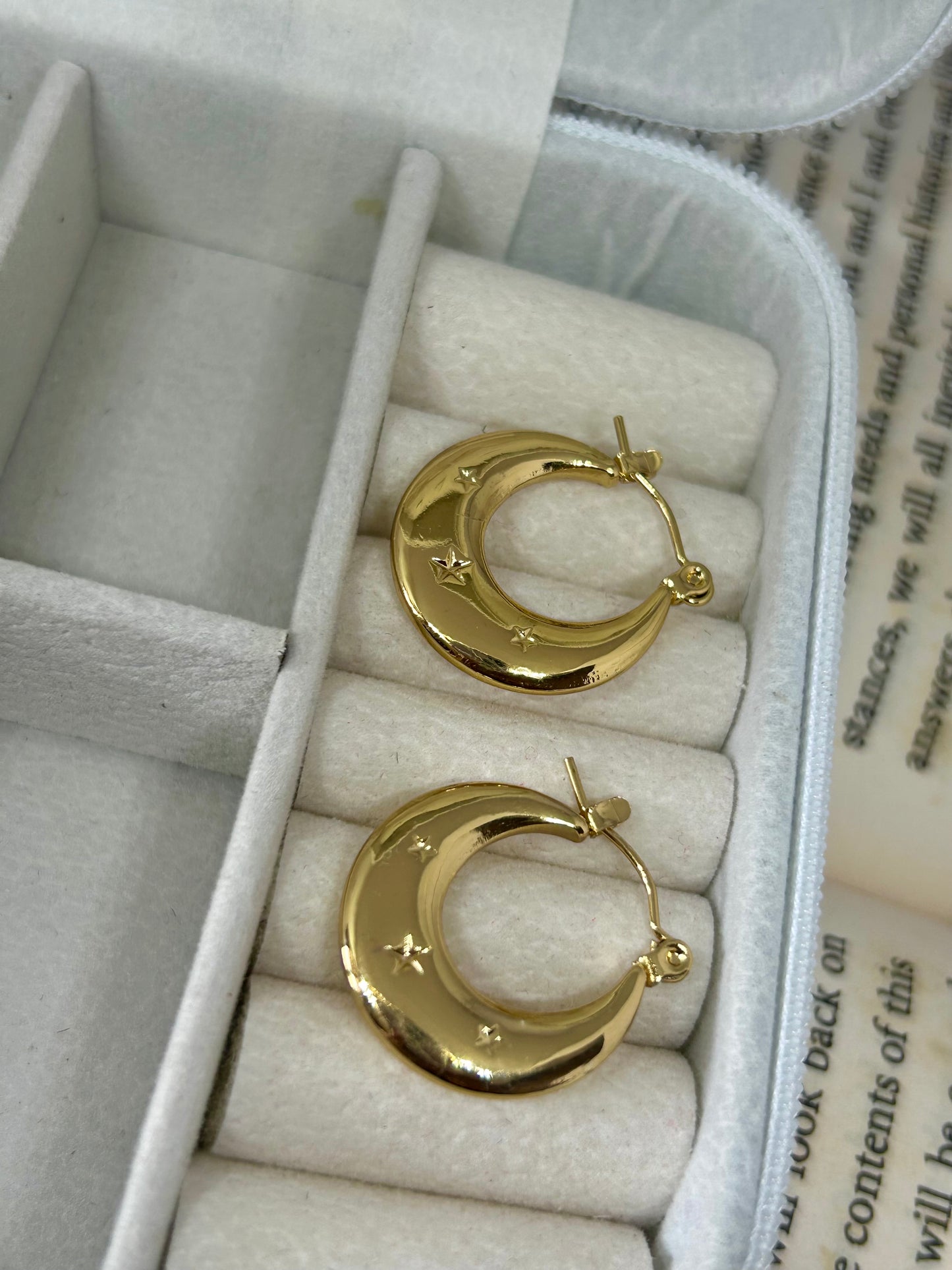 Celestial Glow Hoop Earrings