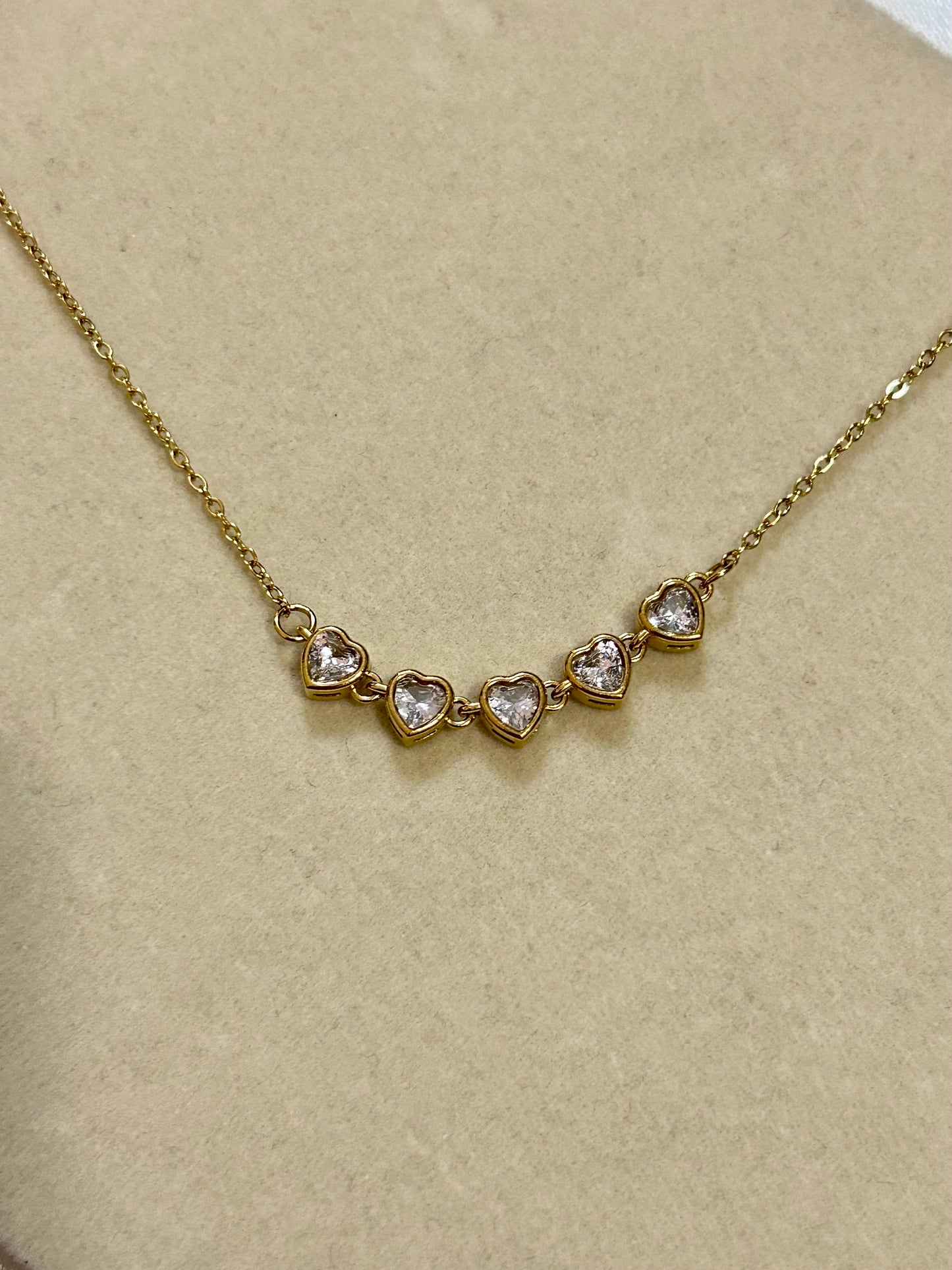 Diamonds Heart Necklace