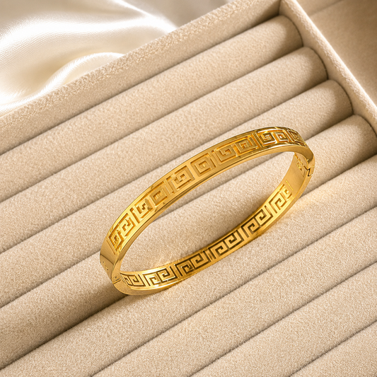 Greek key Bracelet(Thin Wrist)