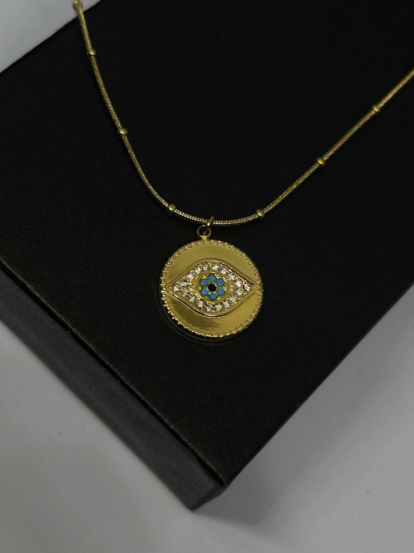 Evil Eye Diamond Necklace