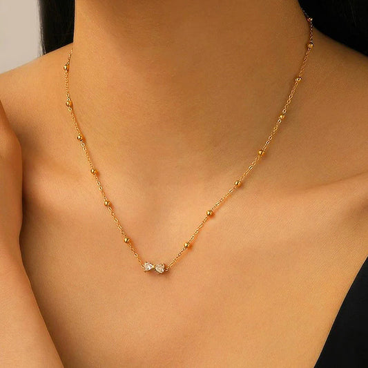 Bow Diamond Necklace