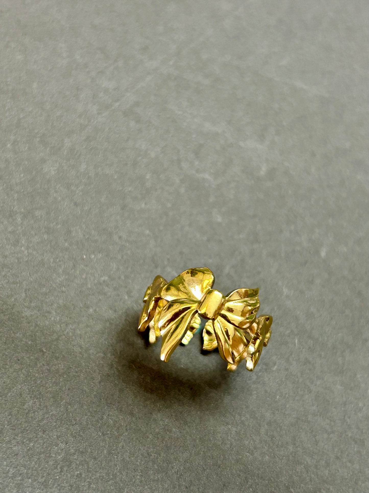 Golden Grace Bow Ring