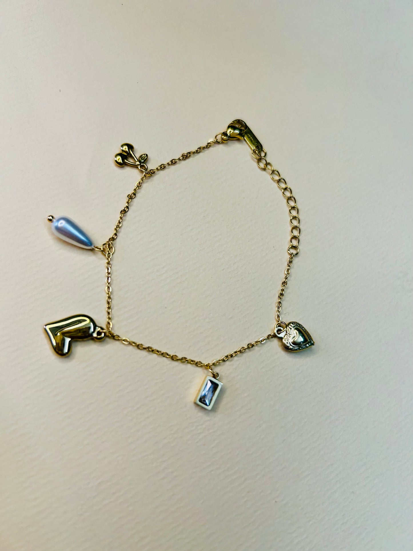 Anti Tarnish Whimsical Charms Bracelet