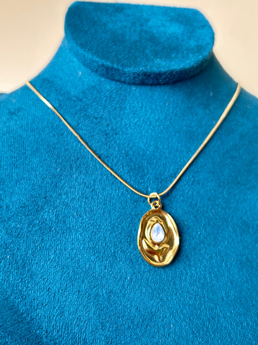 Aurora Bloom Pendant Anti Tarnish