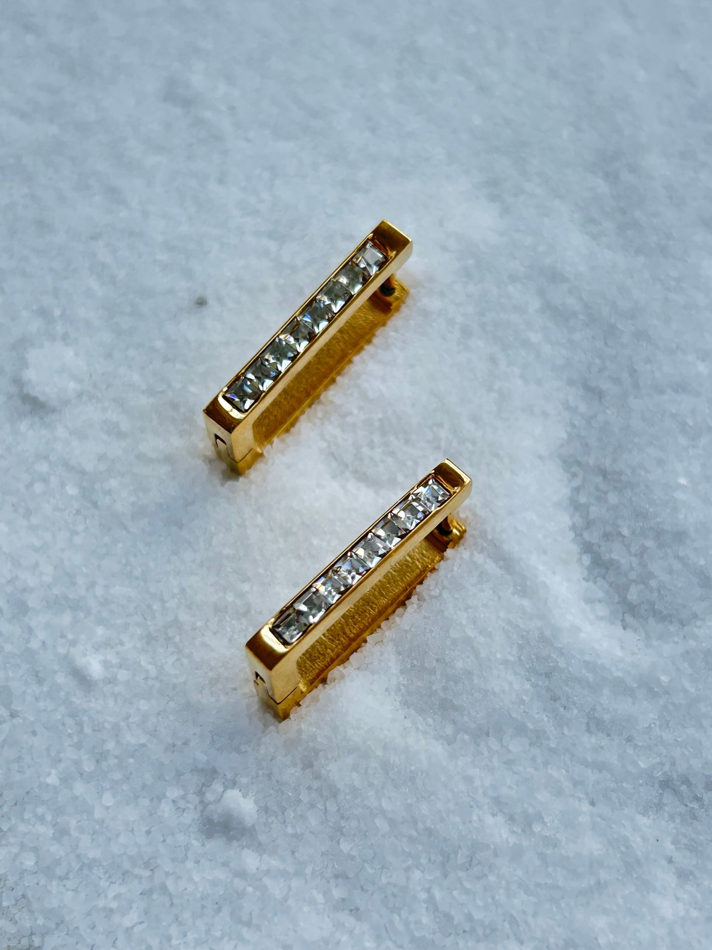 Diamond Hoop Earrings