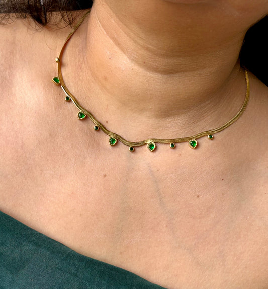 Green Stone Necklace