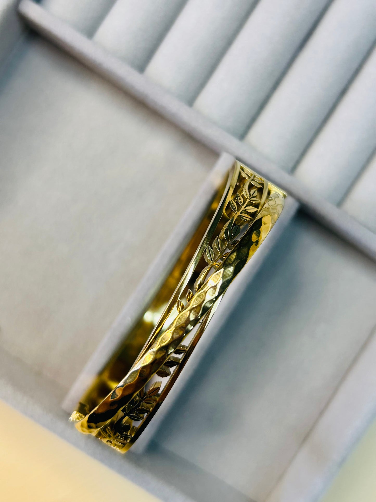 Golden Laurel Bangle
