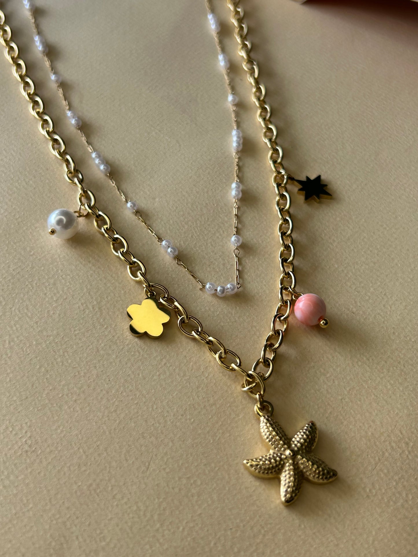 Golden Shoreline Necklace