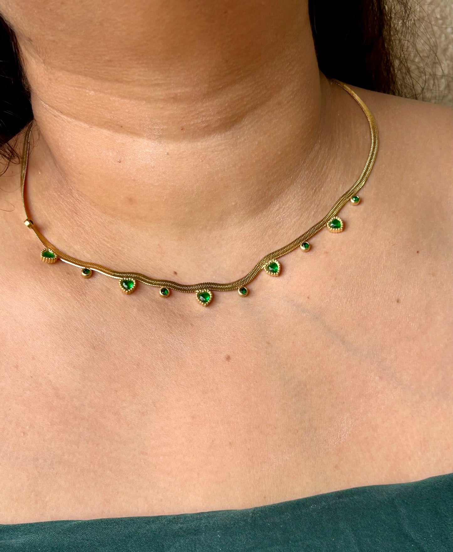 Green Stone Necklace