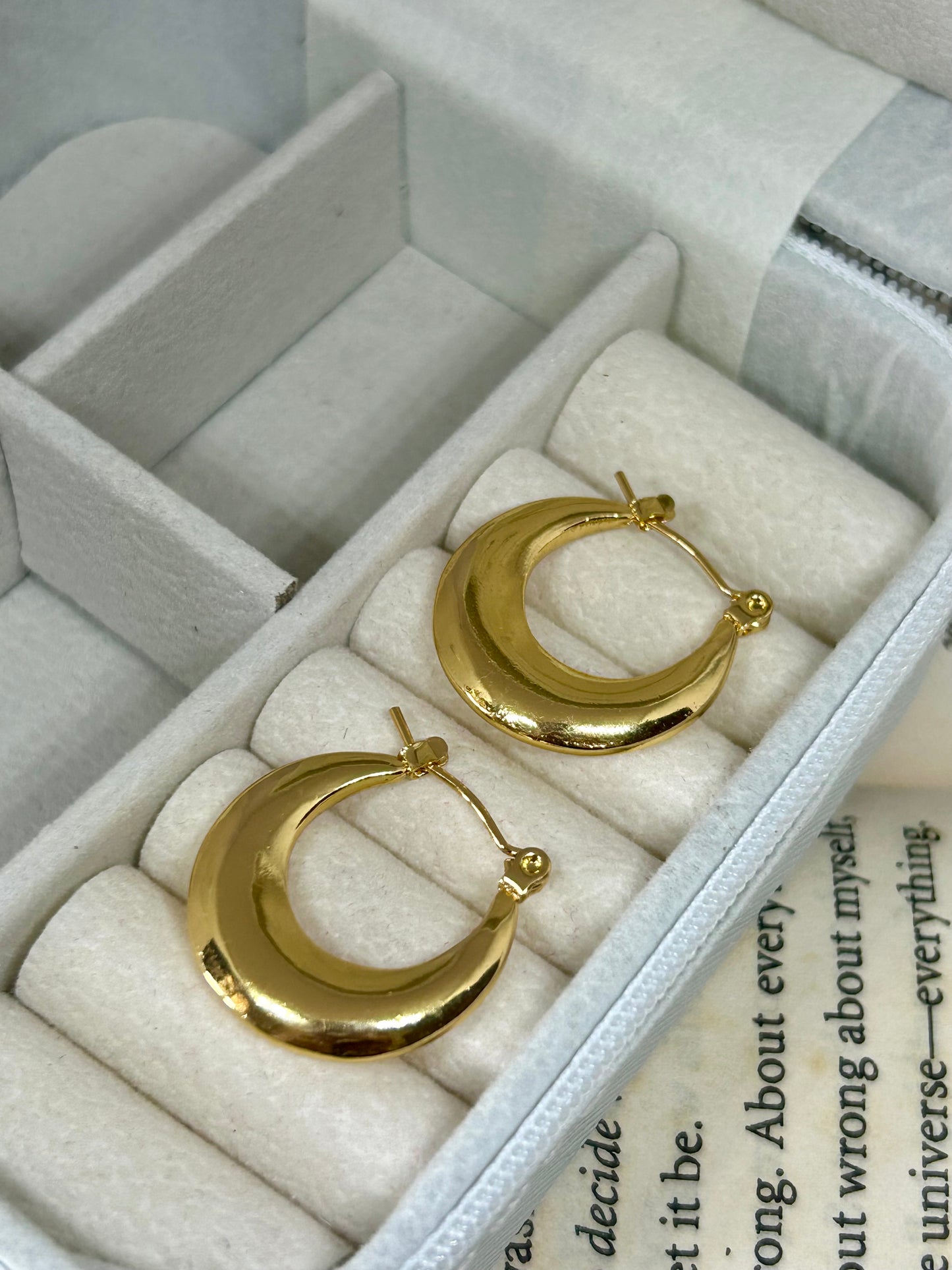 Classic Bold Hoop Earrings