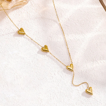Heart Lariat Necklace