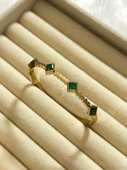 Emerald Bracelet(Thin Wrist)