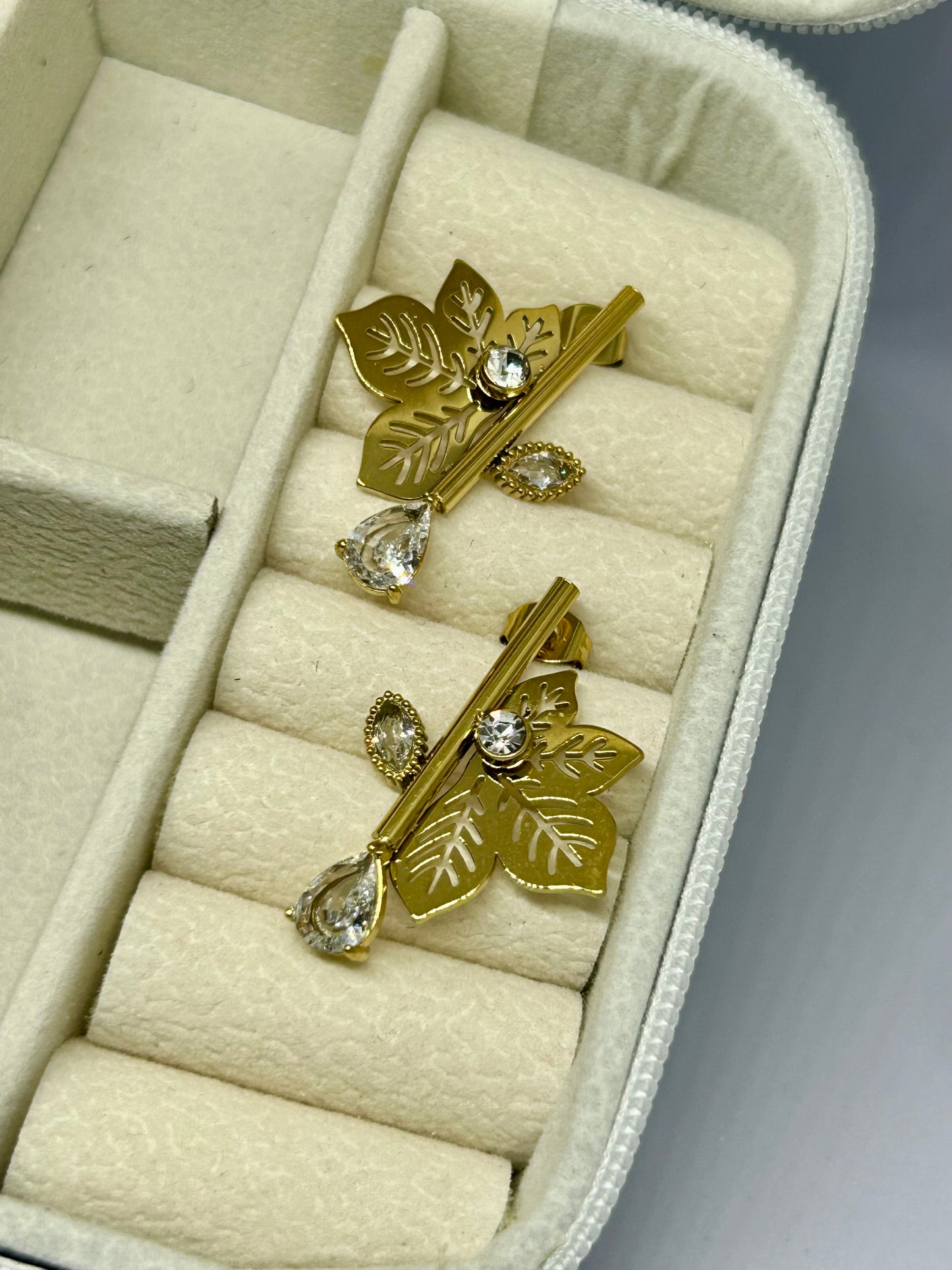 Leaf Cascade Earrings