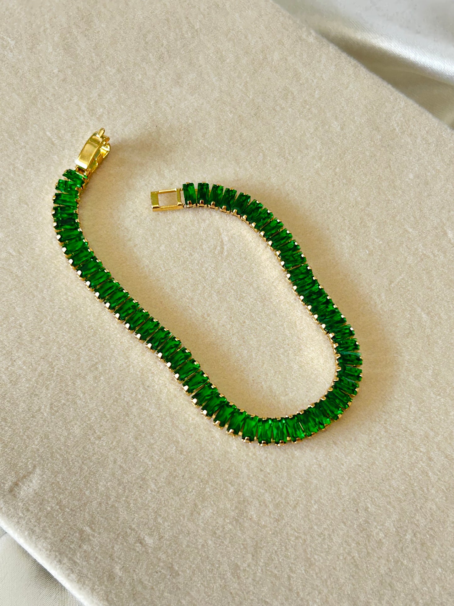 Emerald Tennis Bracelet