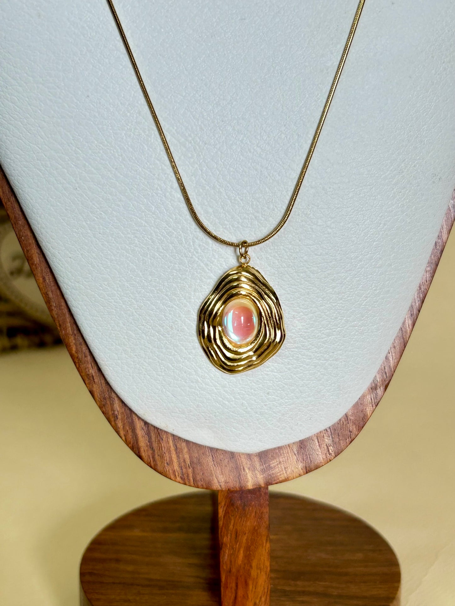 The Moonstone Ripple Necklace
