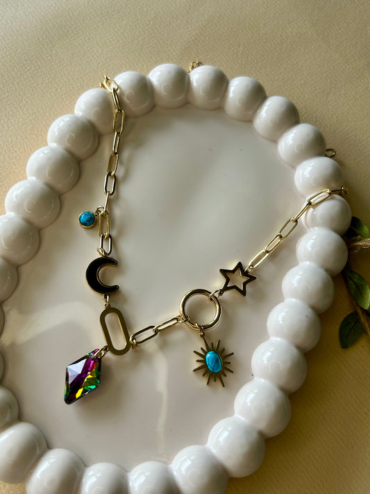 Celestial Dreams Charm Necklace