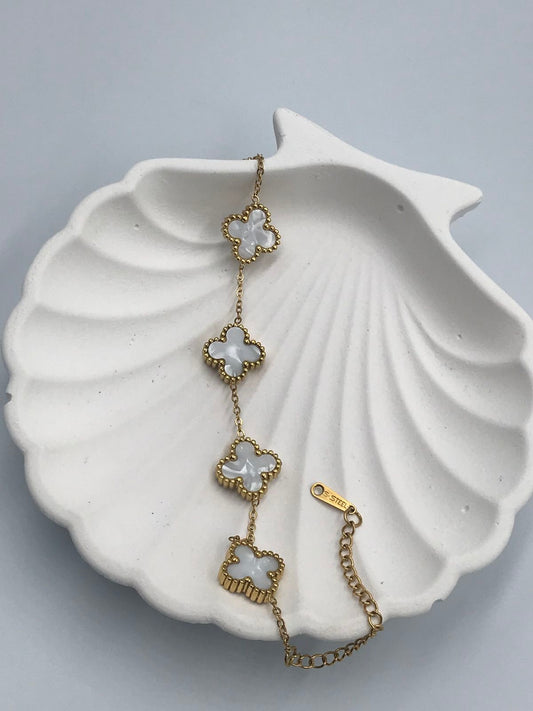 White Clover Bracelet