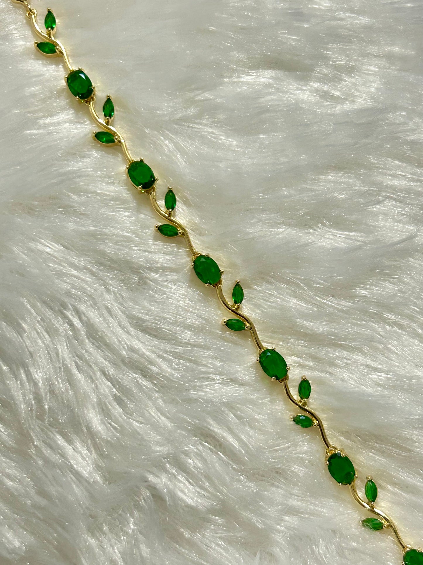 Green Tulip Bracelet