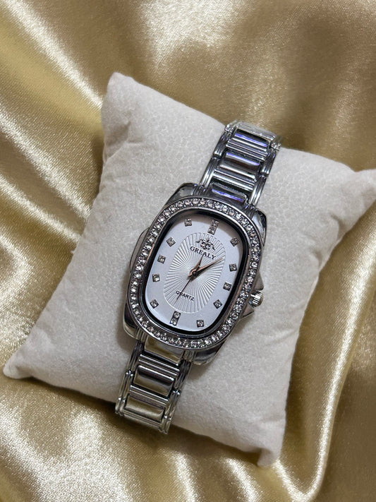Old Money Vintage Watch(Silver Belt)