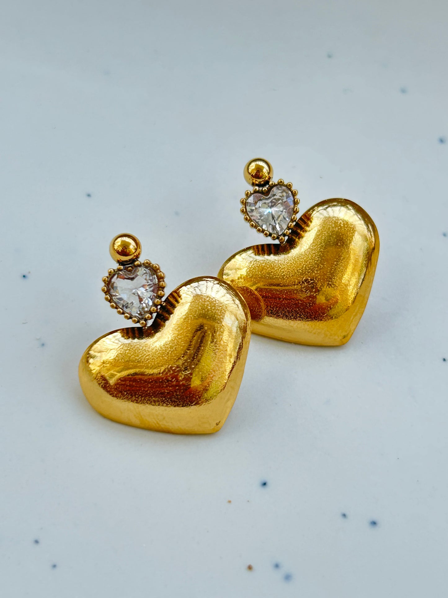 Heart Drop Earrings