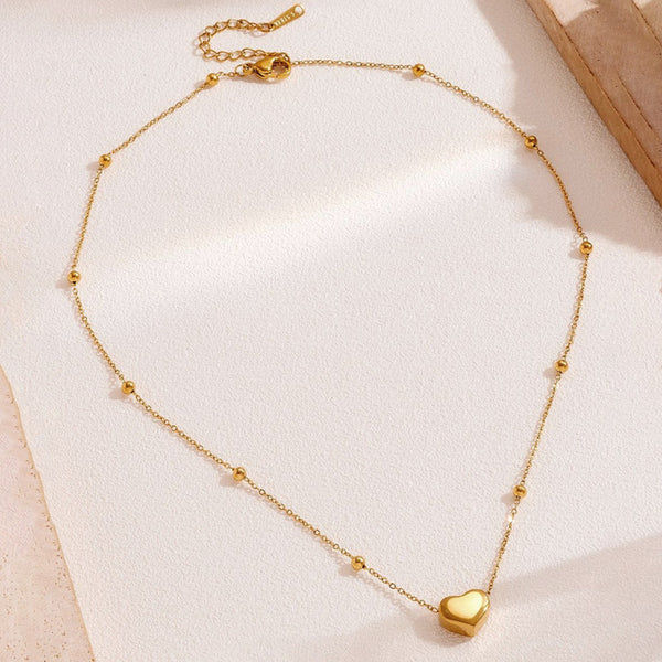 Delicate Heart Theme Necklace