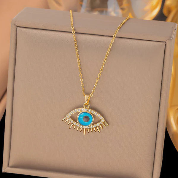 Evil Eye Themed Necklace